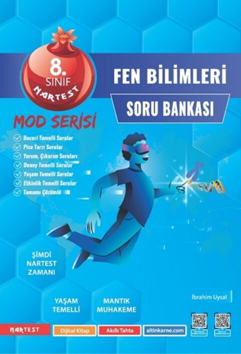 Nartest Yayınları 8. Sınıf Fen Bilimleri Mod Serisi Soru Bankası Nartest Yayınları 8. Sınıf Fen Bilimleri Mod Serisi Soru Bankası