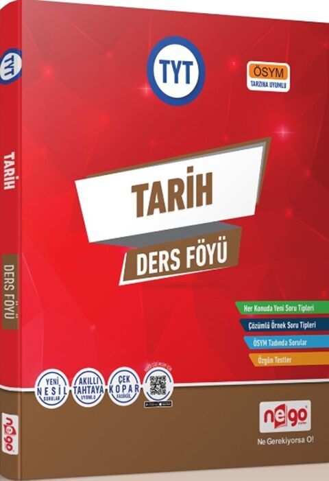 Nego Yayınları TYT Tarih Konu Anlatımlı Ders Föyü Nego Yayınları TYT Tarih Konu Anlatımlı Ders Föyü