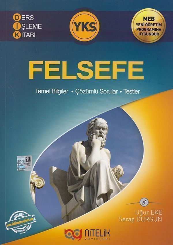 Nitelik Yayınları YKS Felsefe Ders İşleme Kitabı Nitelik Yayınları YKS Felsefe Ders İşleme Kitabı