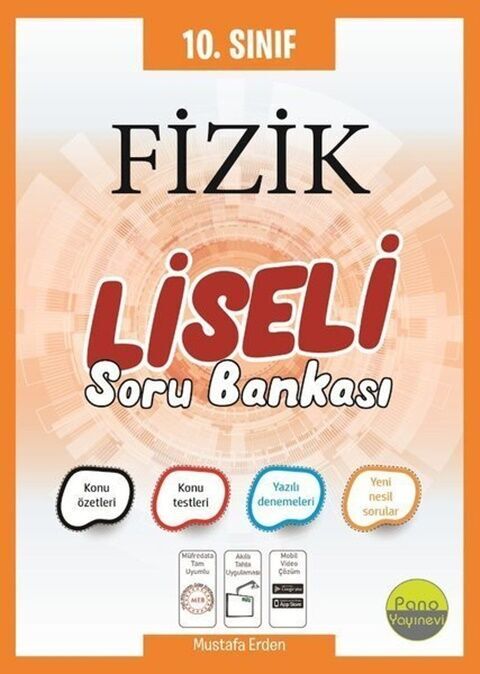 Pano Yayınları 10. Sınıf Fizik Liseli Soru Bankası Pano Yayınları 10. Sınıf Fizik Liseli Soru Bankası
