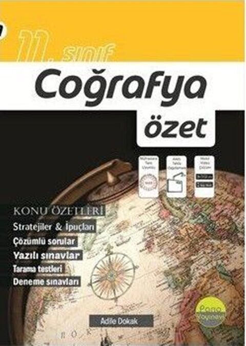 Pano Yayınları 11. Sınıf Coğrafya Özet Pano Yayınları 11. Sınıf Coğrafya Özet