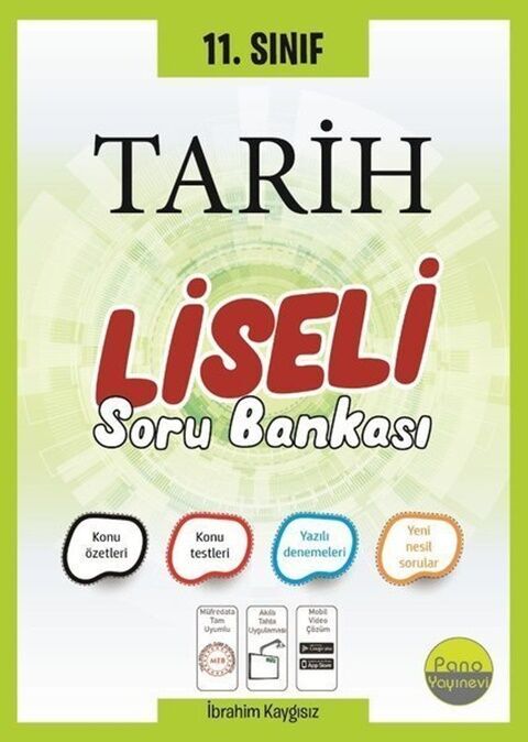 Pano Yayınları 11. Sınıf Tarih Liseli Soru Bankası Pano Yayınları 11. Sınıf Tarih Liseli Soru Bankası