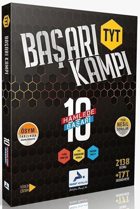 Paraf Yayınları TYT Başarı Kampı 10 Hamlede Başarı Video Çözümlü Paraf Yayınları TYT Başarı Kampı 10 Hamlede Başarı Video Çözümlü
