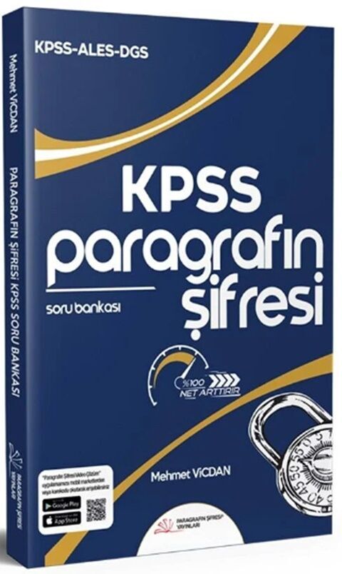 Paragrafın Şifresi Yayınları KPSS ALES DGS Paragraf Paragrafın Şifresi Soru Bankası Paragrafın Şifresi Yayınları KPSS ALES DGS Paragraf Paragrafın Şifresi Soru Bankası