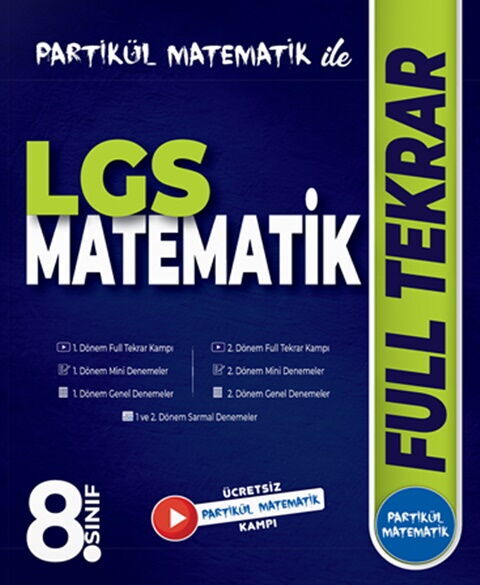 Partikül Yayınları 8. Sınıf LGS Matematik Full Tekrar Partikül Yayınları 8. Sınıf LGS Matematik Full Tekrar