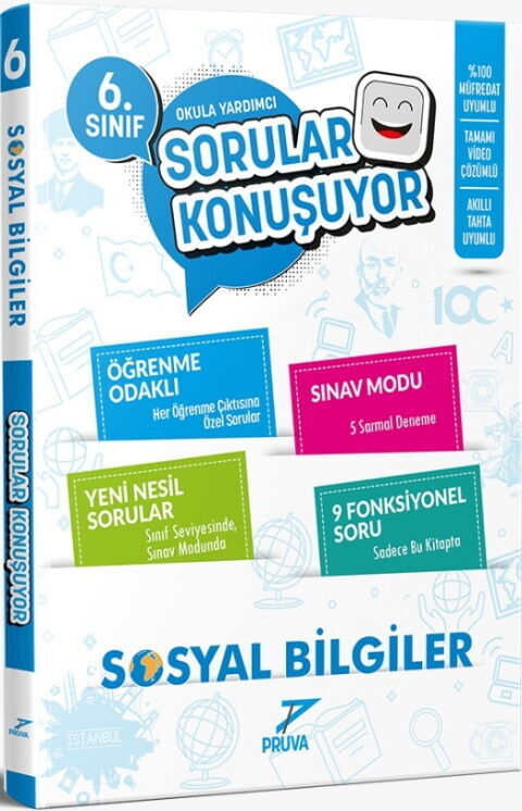 Pruva Akademi 6. Sınıf Sosyal Bilgiler Sorular Konuşuyor Soru Bankası Pruva Akademi 6. Sınıf Sosyal Bilgiler Sorular Konuşuyor Soru Bankası