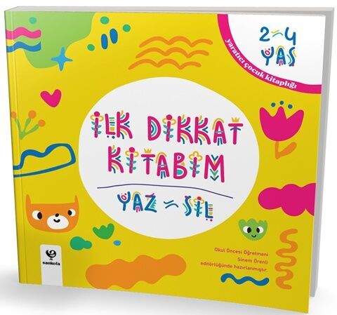 Sankofa Yayınları İlk Dikkat Kitabım Yaz Sil Sankofa Yayınları İlk Dikkat Kitabım Yaz Sil