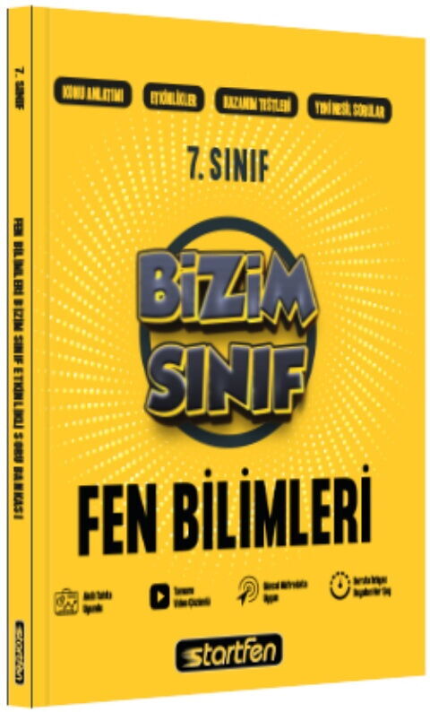 Startfen Yayınları 7. Sınıf Fen Bilimleri Bizim Sınıf Etkinlikli Soru Bankası Startfen Yayınları 7. Sınıf Fen Bilimleri Bizim Sınıf Etkinlikli Soru Bankası