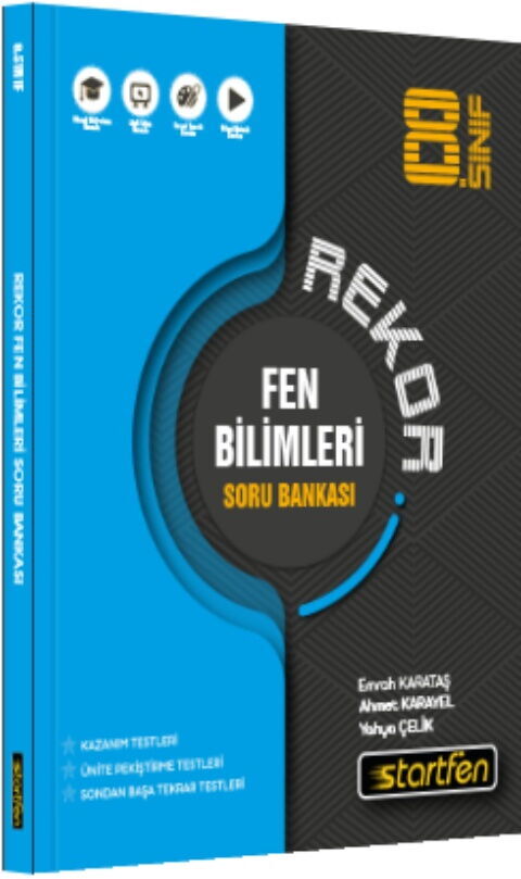 Startfen Yayınları 8. Sınıf Fen Bilimleri Rekor Soru Bankası Startfen Yayınları 8. Sınıf Fen Bilimleri Rekor Soru Bankası