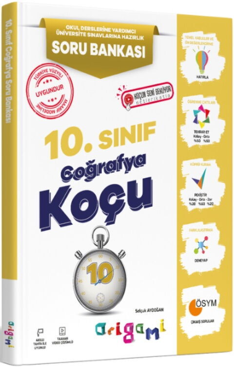Tammat Yayıncılık 10. Sınıf Coğrafya Origami Soru Bankası Tammat Yayıncılık 10. Sınıf Coğrafya Origami Soru Bankası