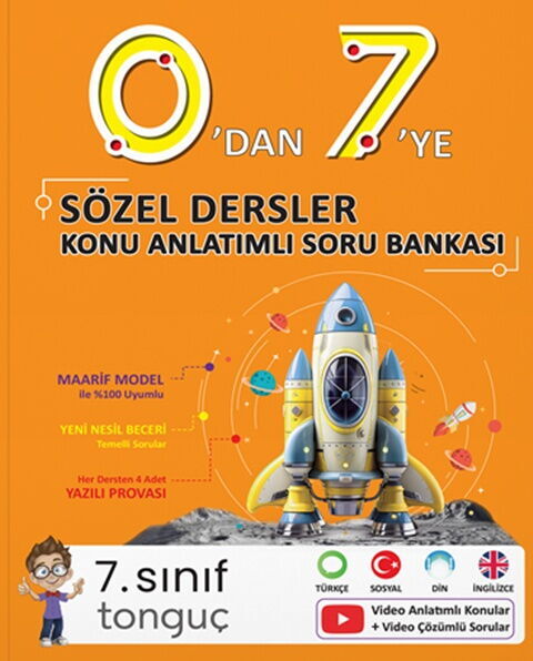 Tonguç Akademi 0 dan 7 ye Sözel Konu Anlatımlı Soru Bankası Tonguç Akademi 0 dan 7 ye Sözel Konu Anlatımlı Soru Bankası