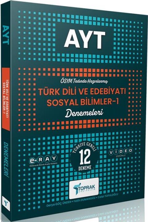 Toprak Yayıncılık AYT Türk Dili ve Edebiyatı Sosyal Bilimler 1 Deneme Toprak Yayıncılık AYT Türk Dili ve Edebiyatı Sosyal Bilimler 1 Deneme