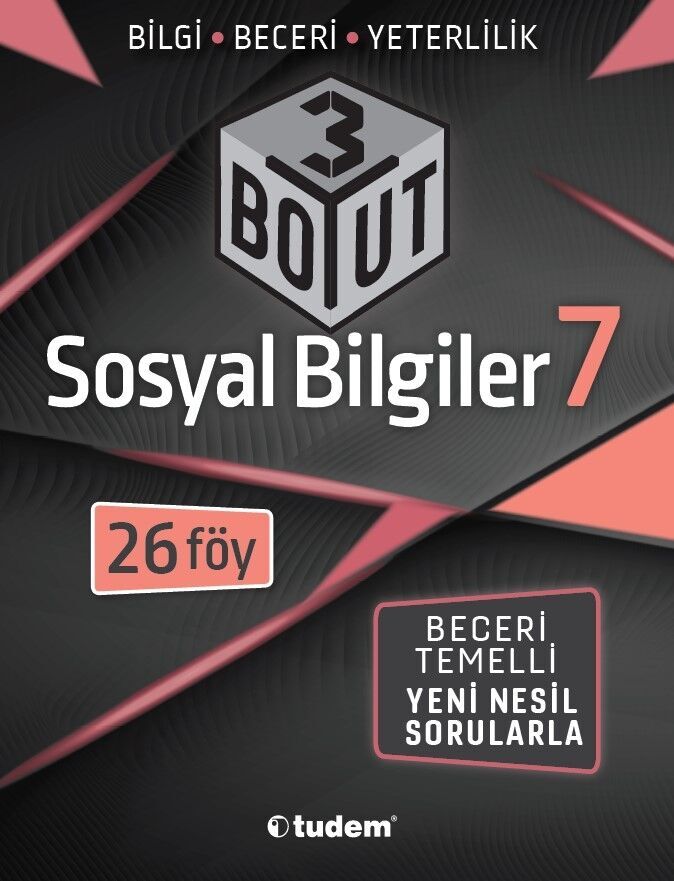Tudem Yayınları 7. Sınıf Sosyal Bilgiler 3 Boyut Tudem Yayınları 7. Sınıf Sosyal Bilgiler 3 Boyut
