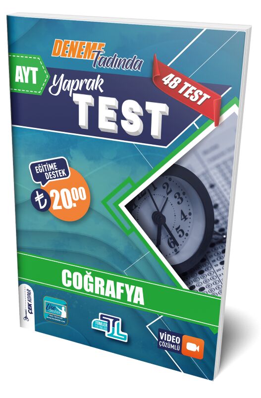 Tümler Yayınları AYT Coğrafya Yaprak Test Tümler Yayınları AYT Coğrafya Yaprak Test