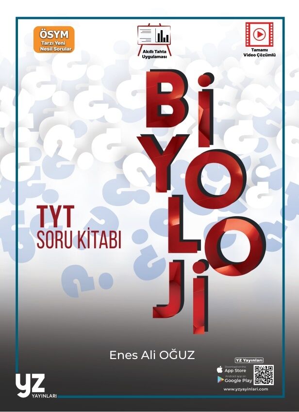 YZ Yayınları TYT Biyoloji Soru Kitabı YZ Yayınları TYT Biyoloji Soru Kitabı