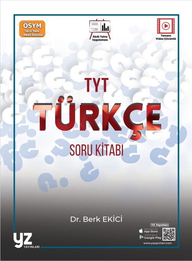YZ Yayınları TYT Türkçe Soru Kitabı YZ Yayınları TYT Türkçe Soru Kitabı