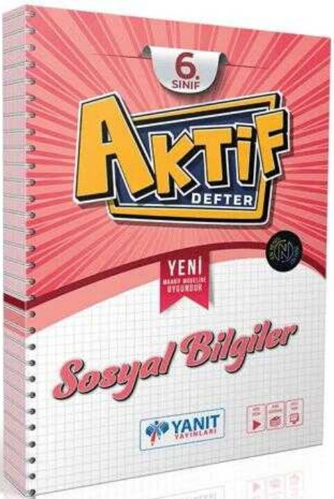 Yanıt Yayınları 6. Sınıf Sosyal Bilgiler Aktif Defter Yanıt Yayınları 6. Sınıf Sosyal Bilgiler Aktif Defter
