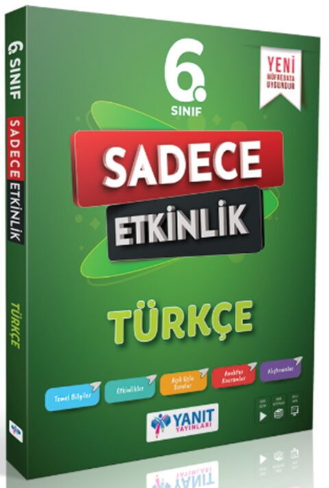 Yanıt Yayınları 6. Sınıf Türkçe Sadece Etkinlik Yanıt Yayınları 6. Sınıf Türkçe Sadece Etkinlik