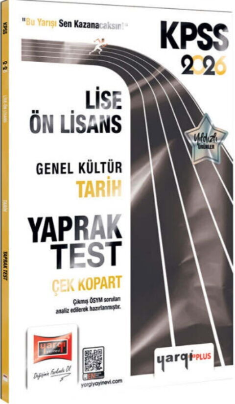 Yargı Yayınları 2026 KPSS Lise Ön Lisans Genel Kültür Tarih Çek Kopart Yaprak Test Yargı Yayınları 2026 KPSS Lise Ön Lisans Genel Kültür Tarih Çek Kopart Yaprak Test