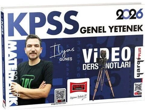 Yargı Yayınları 2026 KPSS Matematik İlyas Güneşle Video Ders Notları Yargı Yayınları 2026 KPSS Matematik İlyas Güneşle Video Ders Notları