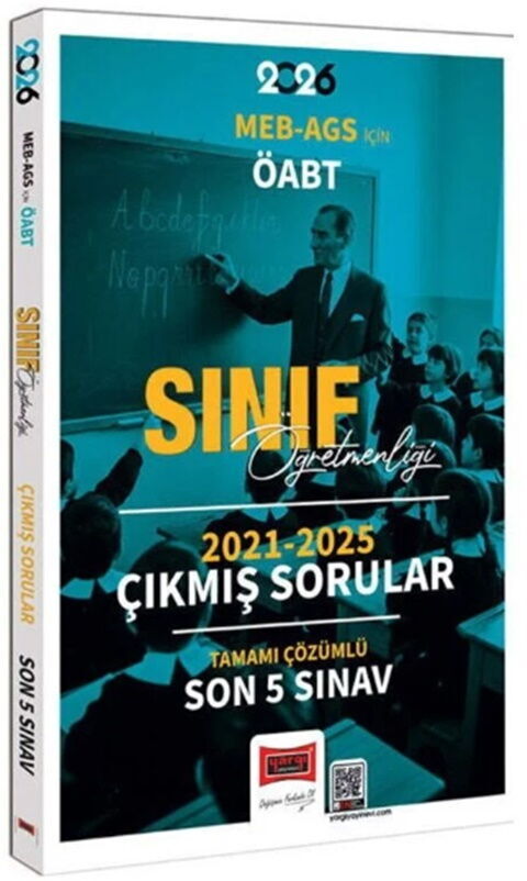 Yargı Yayınları 2026 ÖABT MEB AGS Sınıf Öğretmenliği Çıkmış Sorular Son 5 Sınav Yargı Yayınları 2026 ÖABT MEB AGS Sınıf Öğretmenliği Çıkmış Sorular Son 5 Sınav