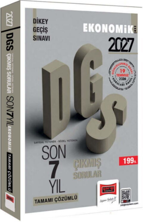 Yargı Yayınları 2027 DGS Sayısal Sözel Yetenek Tamamı Çözümlü Son 7 Yıl Çıkmış Sorular Yargı Yayınları 2027 DGS Sayısal Sözel Yetenek Tamamı Çözümlü Son 7 Yıl Çıkmış Sorular