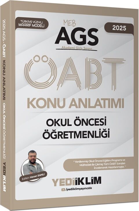 Yediiklim 2025 MEB AGS ÖABT Okul Öncesi Öğretmenliği Maarif Modeli Konu Anlatımı Yediiklim 2025 MEB AGS ÖABT Okul Öncesi Öğretmenliği Maarif Modeli Konu Anlatımı