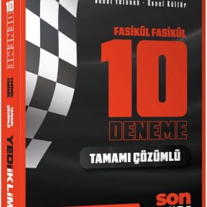 Yediiklim Yayınları 2026 KPSS Son Viraj Serisi GY GK Tamamı Çözümlü 10 Fasikül Deneme