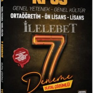 Yönerge Yayınları 2026 KPSS Genel Yetenek Genel Kültür İlelebet 7 Deneme