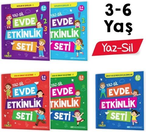 Yükselen Zeka 3 6 Yaş Evde Etkinlik Seti Yükselen Zeka 3 6 Yaş Evde Etkinlik Seti